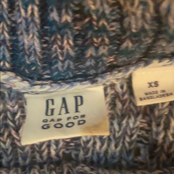 Gap striped knit blue and pink sweater tank - Picture 5 of 6